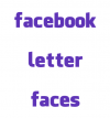 Facebook Letter Faces